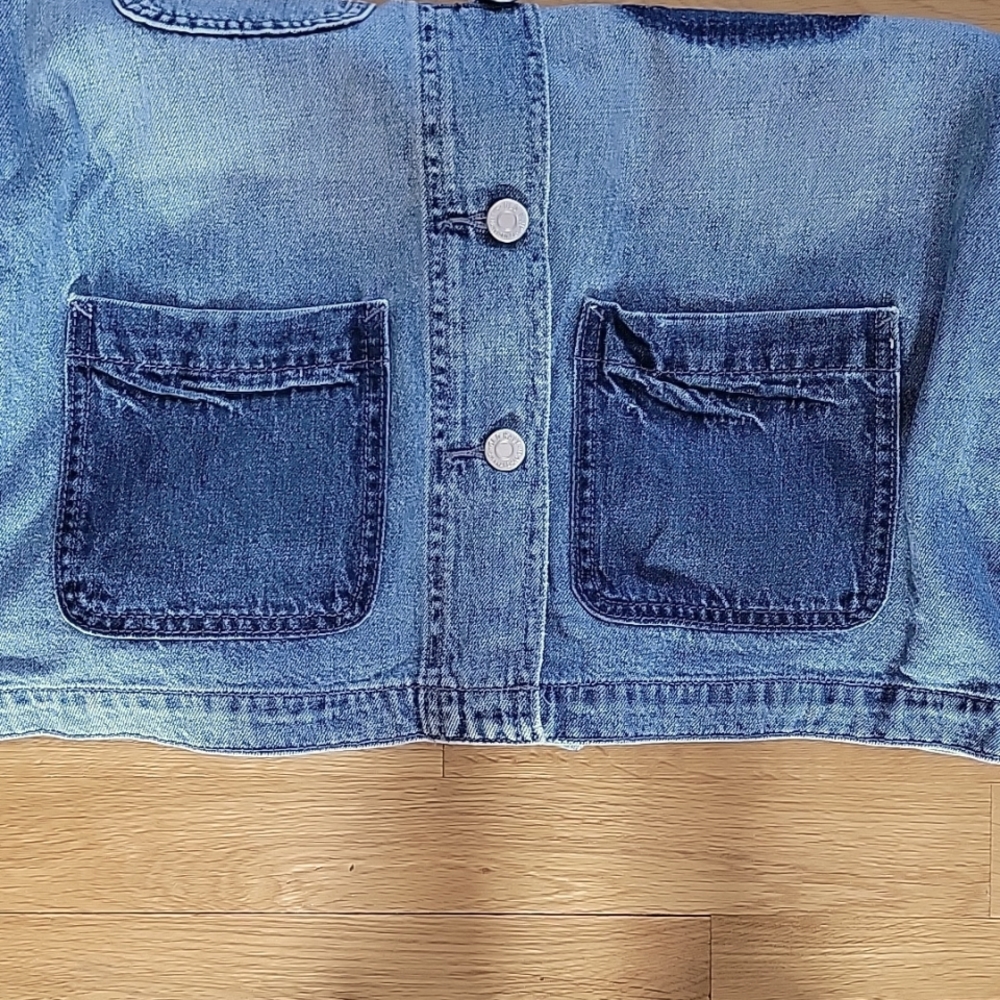 Old Navy Two Tone Denim Chore Jacket - Picture 4 of 5
